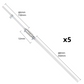 🏆 VENTE FLASH – 50 000+ VENDUS ! ⚡💥 Durite de Purge de Frein avec Clapet Anti-Retour – Aluminium & Caoutchouc – 500 mm for Auto & Moto