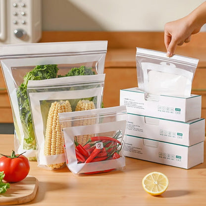 🛍️ PROMO FLASH : 50% DE RÉDUCTION ! Sacs Transparents Double Scellage – Matériau PE Alimentaire, Double Fermeture Hermétique & Fond Large Stabilisant for une Conservation au Frais ou au Congélateur Sans Fuite Ni Odeur ✨🧊