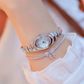 ⌚💎 PROMO FLASH 50% ! Montre Femme à Bracelet Strass – 3 Couleurs, Cadran Élégant, Ajustable, Mouvement Quartz, Bijou de Poignet Pratique & Chic ✨