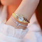 ⌚💎 PROMO FLASH 50% ! Montre Femme à Bracelet Strass – 3 Couleurs, Cadran Élégant, Ajustable, Mouvement Quartz, Bijou de Poignet Pratique & Chic ✨