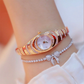 ⌚💎 PROMO FLASH 50% ! Montre Femme à Bracelet Strass – 3 Couleurs, Cadran Élégant, Ajustable, Mouvement Quartz, Bijou de Poignet Pratique & Chic ✨