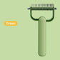 🐕🐈 PROMO FLASH 50% ! Peigne en Acier Inoxydable pour Chats & Chiens – Double Rangée de Dents, Rotatif, Anti-Chute, Massage Doux, 2 Tailles, 2 Couleurs ✨