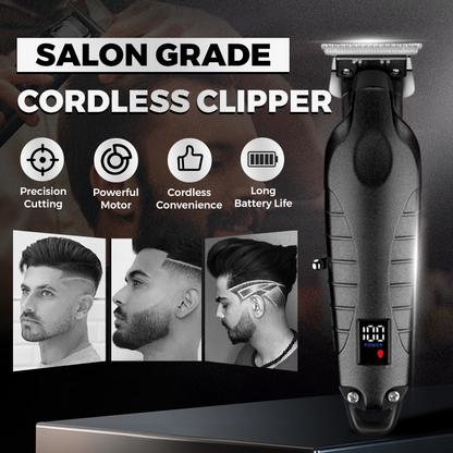 🏆 DURÉE LIMITÉE : 50% DE RÉDUCTION ! ✂️ Tondeuse à Cheveux Sans Fil de Qualité Salon – ABS + Lames Haute Dureté – Batterie 1200 mAh (180 min) & USB-C pour Usage Pro et Domicile 💈