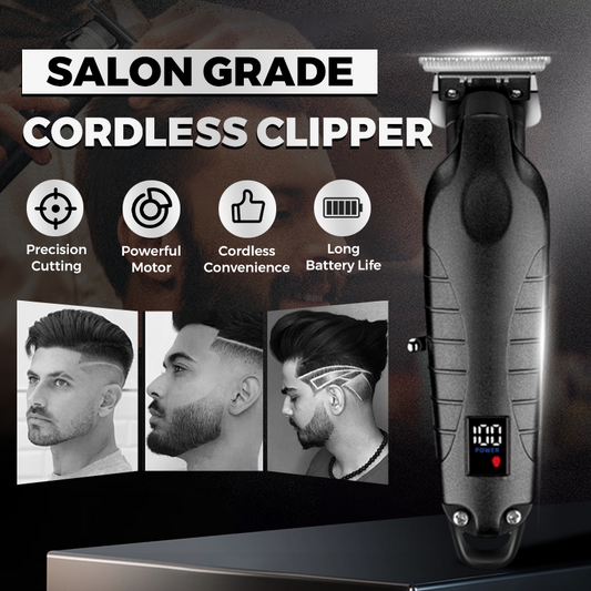 🏆 DURÉE LIMITÉE : 50% DE RÉDUCTION ! ✂️ Tondeuse à Cheveux Sans Fil de Qualité Salon – ABS + Lames Haute Dureté – Batterie 1200 mAh (180 min) & USB-C pour Usage Pro et Domicile 💈