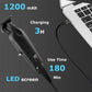 🏆 DURÉE LIMITÉE : 50% DE RÉDUCTION ! ✂️ Tondeuse à Cheveux Sans Fil de Qualité Salon – ABS + Lames Haute Dureté – Batterie 1200 mAh (180 min) & USB-C pour Usage Pro et Domicile 💈