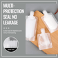 🌷 PROMO FLASH : 50% DE RÉDUCTION ! Sachets d'Emballage de Voyage pour Liquides – Corps Transparent & Bouchon Étanche for Maquillage Léger en Déplacement 🛫✨