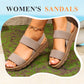 🎉 50% DE RÉDUCTION ! ✨ Sandales Casual Antidérapantes Femme – Tissu Tissé & Caoutchouc – Brides Élastiques Larges for Été