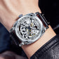 ⌚✨ PROMO FLASH 50% ! Montre Mécanique Homme Multifonction Squelette – Gravure Totem, Verre Minéral, Mouvement Automatique, Style Rétro & Industriel 🎩