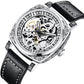 ⌚✨ PROMO FLASH 50% ! Montre Mécanique Homme Multifonction Squelette – Gravure Totem, Verre Minéral, Mouvement Automatique, Style Rétro & Industriel 🎩