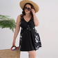 ❤️👙 PROMO FLASH 50% ! Robe de Bain Imprimée Femme – Col V, Sans Manches, Short Intégré, 3 Motifs, Tailles L-4XL, Idéale Plage & Piscine 🌊
