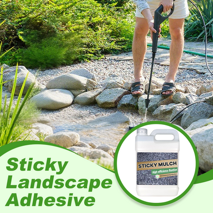 🌿 PROMO LIMITÉE 52% DE RÉDUCTION ! 🧪 Colle Paysage Ultra-Rapide 500g – Adhésif Imperméable pour Paillis, Cailloux & Décoration Extérieure, Séchage 2h 🌧️