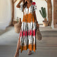 💖 DERNIER JOUR – 50% DE RÉDUCTION ! 👗 Robe Décontractée à Col en V et Dégradé pour Femme – Tissu Doux, Fentes Latérales & Couleurs Envoûtantes – Parfaite pour l’Été, la Plage et les Soirées 🌅✨