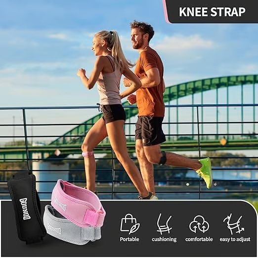 🦵 ACHETEZ 1, OBTENEZ 1 GRATUIT ! 🏃‍♂️ Bande de Soutien Rotulien – Compression Douce & Maintien Ajustable – Idéale pour le Sport, la Course ou le Quotidien – Soulage la Pression et Stabilise le Genou ✨
