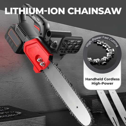 💥Bestseller back in stock! 🔥Cordless high-power lithium battery chainsaw - 🎁Limited-time gift tool kit!
