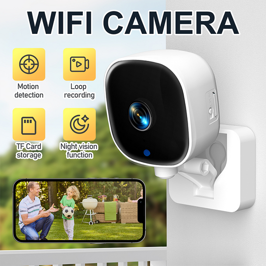 📡 50% DE RÉDUCTION !🔥Caméra de Sécurité Sans Fil avec Audio Bidirectionnel - Vision Nocturne HD, Détection de Mouvement et Alerte en Temps Réel 🏠🔒