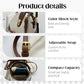 👜✨ PROMO FLASH 50% ! Sac Femme Color Block Élégant – Design Audacieux, Quincaillerie Métallique, Sangle Réglable, 6 Couleurs/Imprimés, Compact & Pratique 💼
