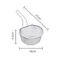 ⏳ OFFRE LIMITÉE – 50% ! ⏰ Passoire en Acier Inoxydable avec Manche – Inox 304 – Maille Fine/Large & 18/21 cm for Cuisine