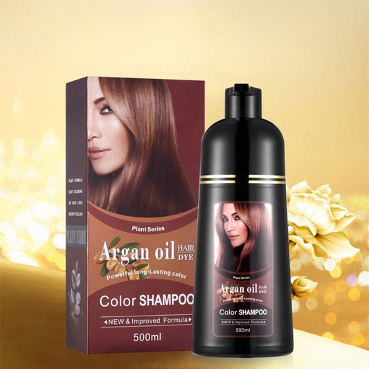🔥55 % OFF🔥2-in-1 Long-Lasting Hair Dye & Shampoo💁‍♀️✨
