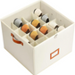 👟 50% DE RÉDUCTION ! 🧺 Boîte de Rangement en Tissu pour Chaussures – Pliable & Respirante – 16 Compartiments & Couvercle Transparent pour Placard 🏠
