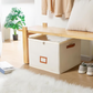 👟 50% DE RÉDUCTION ! 🧺 Boîte de Rangement en Tissu pour Chaussures – Pliable & Respirante – 16 Compartiments & Couvercle Transparent pour Placard 🏠