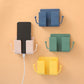 ✨ Achetez 1, obtenez 1 gratuit ! 🧰 Boîte de Rangement Murale – ABS – 10×3×9,5 cm – 45 g – Ignifugé – Crochets Latéraux – Jaune/Vert/Bleu/Rose – Pour Téléphone et Télécommandes 🏠