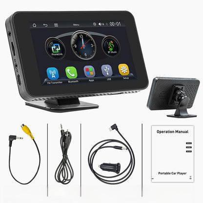 Reproductor multimedia para automóvil de 4.7 pulgadas con pantalla táctil HD