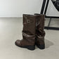👢 -50% ! ✨ Bottes Longues Décontractées et Élégantes pour Femmes – Microfibre & Caoutchouc – Talon Bloc Stable & Design Facile à Enfiler pour Automne/Hiver 🍂