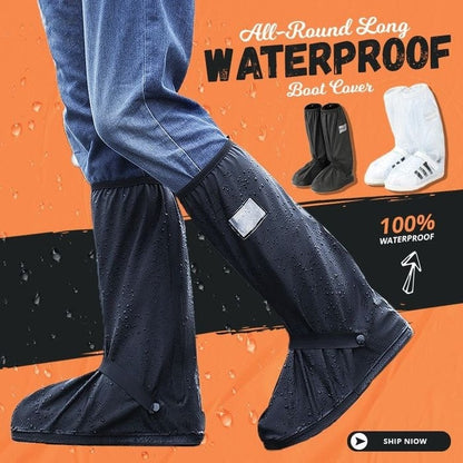 🔥 PROMO LIMITÉE -40% ! 🥾 Couvre-Bottes Imperméables PVC – Semelle Antidérapante, Bande Réfléchissante, Pliable & Réutilisable · Noir & Blanc · S–2XL ☔