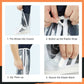 🔥 PROMO LIMITÉE -40% ! 🥾 Couvre-Bottes Imperméables PVC – Semelle Antidérapante, Bande Réfléchissante, Pliable & Réutilisable · Noir & Blanc · S–2XL ☔