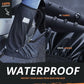 🔥 PROMO LIMITÉE -40% ! 🥾 Couvre-Bottes Imperméables PVC – Semelle Antidérapante, Bande Réfléchissante, Pliable & Réutilisable · Noir & Blanc · S–2XL ☔