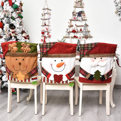 🎅 PROMO FLASH : 50% DE RÉDUCTION ! Housse de Chaise de Noël Festive – Lin & Tissu Brossé Doux, Installation en Quelques Secondes for une Ambiance Magique à Table ✨🎄