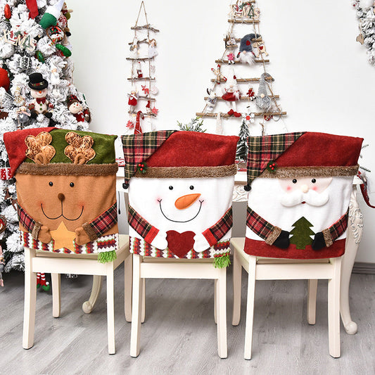 🎅 PROMO FLASH : 50% DE RÉDUCTION ! Housse de Chaise de Noël Festive – Lin & Tissu Brossé Doux, Installation en Quelques Secondes for une Ambiance Magique à Table ✨🎄