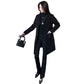 ⏳Spécial à durée limitée⏰Manteau élégant à rayures noires pour femme🧥
