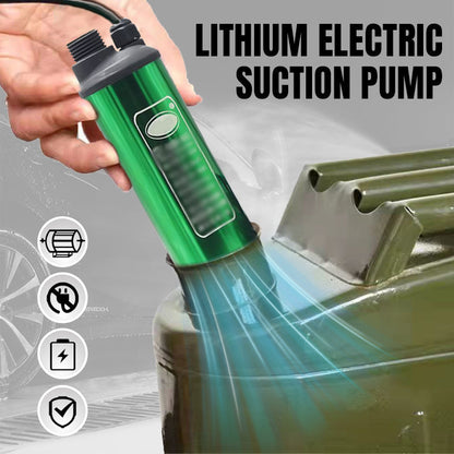 ⚡ PROMO FLASH : 50% DE RÉDUCTION ! Pompe d'Aspiration Électrique au Lithium – 12V, 6 m³/h & Haut. 6 m – Aluminium & Acier Inoxydable for Transfert de Liquides ✨