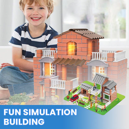 🧩 52% OFF NOW ! 🏰 DIY Simulation Building Toy Set (214PCS) – Develops Creativity, Fine Motor Skills & Family Fun 🎁