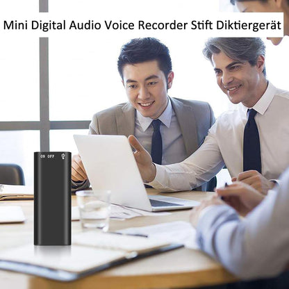 🔥🎤 PROMO FLASH 50% ! Mini Enregistreur Vocal Intelligent – Activation Vocale, Batterie 48h, Mémoire 16Go, Design Compact, MP3 Lecteur, Cadeau Secret ✨
