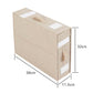 🎁 -50% ! 🛏️ Set de Draps Pliables Organiseur – Lin Imitation + Carton – Fenêtre Transparente & Fermeture Solide pour Literie Queen/King 📦