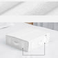 🎁 -50% ! 🛏️ Set de Draps Pliables Organiseur – Lin Imitation + Carton – Fenêtre Transparente & Fermeture Solide pour Literie Queen/King 📦