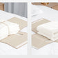 🎁 -50% ! 🛏️ Set de Draps Pliables Organiseur – Lin Imitation + Carton – Fenêtre Transparente & Fermeture Solide pour Literie Queen/King 📦