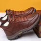 Men's all-weather mid-top sports leather shoes