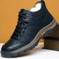 Men's all-weather mid-top sports leather shoes