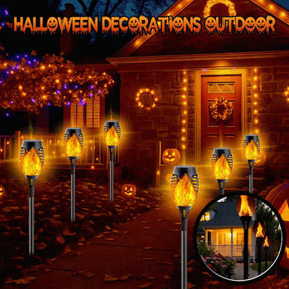 💖 RÉDUCTION EXCEPTIONNELLE -50% ! 🔆 Torches Solaires de Jardin – Allumage Automatique au Crépuscule – IP65 & Sans Fil pour Ambiance Magique 🌿
