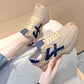 👟🌟 PROMO LIMITÉE 50% ! Sneakers Femme à Semelle Épaisse – Design Tendances, Confort Optimal, Matériau PU, 3 Couleurs, 6 Pointures, Parfaites pour le Quotidien & le Style Urbain ✨