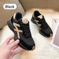 👟🌟 PROMO LIMITÉE 50% ! Sneakers Femme à Semelle Épaisse – Design Tendances, Confort Optimal, Matériau PU, 3 Couleurs, 6 Pointures, Parfaites pour le Quotidien & le Style Urbain ✨
