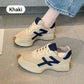 👟🌟 PROMO LIMITÉE 50% ! Sneakers Femme à Semelle Épaisse – Design Tendances, Confort Optimal, Matériau PU, 3 Couleurs, 6 Pointures, Parfaites pour le Quotidien & le Style Urbain ✨