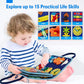 🧸 50% DE RÉDUCTION ! 📚 Tableau d’Activités d’Apprentissage en Feutre – Feutre Doux & Durable – 380 g – Interactif & Portable for Tout-Petits