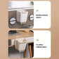 🗑️ -50% ! 🧹 Poubelle Suspendue Pliable Polyvalente pour Cuisine – PP + TPR – 6 L / 11 L – Beige/Gris – Gain de Place pour Petits Espaces 🏠
