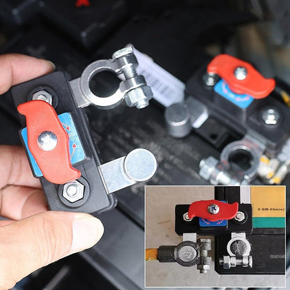 🔋🚗 PROMO FLASH 50% ! Interrupteur de Déconnexion Batterie Voiture 12V-24V – Courant 100A, Coque ABS Ignifuge, Bouton ON/OFF, Sécurité d'Urgence & Entretien ✨