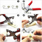 🧵 50% DE RÉDUCTION ! 🔘 Kit de Pose de Boutons DIY – Cuivre & Fer – Pince & 90-200 Jeux for Couture & Réparation