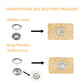 🧵 50% DE RÉDUCTION ! 🔘 Kit de Pose de Boutons DIY – Cuivre & Fer – Pince & 90-200 Jeux for Couture & Réparation